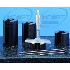 Микрометр-глубиномера, сменные стержни 0-50 мм, основание 101 мм 129-113 Mitutoyo Микрометр-глубиномера, сменные стержни 0-50 мм, основание 101 мм 129-113 Mitutoyo