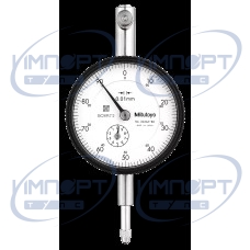 Индикатор часового типа, плоская задняя часть, тип ISO, с удержанием пикового значения, 10 мм, 0,01 мм 2046AB-80 Mitutoyo Индикатор часового типа, плоская задняя часть, тип ISO, с удержанием пикового значения, 10 мм, 0,01 мм 2046AB-80 Mitutoyo