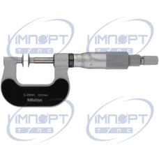 Дисковый микрометр, невращающийся шпиндель 0-25 мм, полнолицевой, D=14,3 мм 169-101-10 Mitutoyo Дисковый микрометр, невращающийся шпиндель 0-25 мм, полнолицевой, D=14,3 мм 169-101-10 Mitutoyo