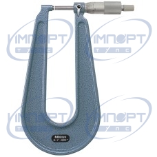 Микрометр для листового металла 0-1", плоская наковальня/шпиндель, горловина 6" 118-129 Mitutoyo Микрометр для листового металла 0-1", плоская наковальня/шпиндель, горловина 6" 118-129 Mitutoyo