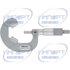 Микрометр с V-образной наковальней и 3 канавками 25-40 мм 114-103 Mitutoyo Микрометр с V-образной наковальней и 3 канавками 25-40 мм 114-103 Mitutoyo