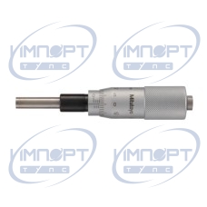 Головка микрометра, среднего размера, стандартного типа, 0-25 мм, 0,01 мм, плоская, без трещотки 150-196-10 Mitutoyo Головка микрометра, среднего размера, стандартного типа, 0-25 мм, 0,01 мм, плоская, без трещотки 150-196-10 Mitutoyo