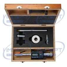 Цифровой 3-точечный микрометр для измерения внутренних размеров 0,5-0,8", сменная головка. Степень защиты IP65, TIN 468-977 Mitutoyo Цифровой 3-точечный микрометр для измерения внутренних размеров 0,5-0,8", сменная головка. Степень защиты IP65, TIN 468-977 Mitutoyo