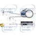 Внутренний штангенциркуль 50-70 мм, 0,01 мм 209-306 Mitutoyo