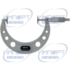 Дисковый микрометр, диски из закаленной стали 100-125 мм, диск=30 мм 123-105 Mitutoyo Дисковый микрометр, диски из закаленной стали 100-125 мм, диск=30 мм 123-105 Mitutoyo