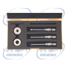 Трехточечный микрометр для измерения внутренних размеров Holtest, набор 0,275-0,5" 3 шт. 368-916 Mitutoyo Трехточечный микрометр для измерения внутренних размеров Holtest, набор 0,275-0,5" 3 шт. 368-916 Mitutoyo