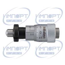 Головка микрометра, короткий барабанчик 0-6,5 мм, 0,01 мм, сферическая с зажимной гайкой 148-314-10 Mitutoyo Головка микрометра, короткий барабанчик 0-6,5 мм, 0,01 мм, сферическая с зажимной гайкой 148-314-10 Mitutoyo