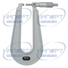 Микрометр для листового металла 0-25 мм, плоская наковальня/шпиндель, горловина 150 мм 118-102 Mitutoyo Микрометр для листового металла 0-25 мм, плоская наковальня/шпиндель, горловина 150 мм 118-102 Mitutoyo