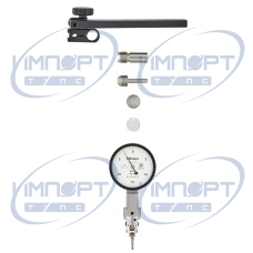Индикатор циферблатный, универсальный, полный комплект, 0,03", 0,0005", стержень 4/9,52 мм, щупы, стержень, поворотный зажим 513-302-10T Mitutoyo Индикатор циферблатный, универсальный, полный комплект, 0,03", 0,0005", стержень 4/9,52 мм, щупы, стержень, поворотный зажим 513-302-10T Mitutoyo