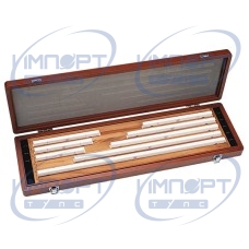 Набор концевых мер длины, метрический, сертификат Ins., 8 концевых мер ISO, класс 2, керамика 516-734-10 Mitutoyo Набор концевых мер длины, метрический, сертификат Ins., 8 концевых мер ISO, класс 2, керамика 516-734-10 Mitutoyo