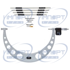 Цифровой микрометр со сменной наковальней 300-400 мм, вкл. 4 наковальни 340-520 Mitutoyo Цифровой микрометр со сменной наковальней 300-400 мм, вкл. 4 наковальни 340-520 Mitutoyo