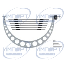 Цифровой микрометр со сменными наковальнями, дюймовыми/метрическими, 30-36 дюймов, вкл. 6 наковален 340-723 Mitutoyo Цифровой микрометр со сменными наковальнями, дюймовыми/метрическими, 30-36 дюймов, вкл. 6 наковален 340-723 Mitutoyo