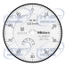 Индикатор часового типа, плоская задняя часть, тип ISO IP64, 5 мм, 0,01 мм 2044AB-60 Mitutoyo Индикатор часового типа, плоская задняя часть, тип ISO IP64, 5 мм, 0,01 мм 2044AB-60 Mitutoyo