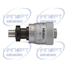 Головка микрометра, короткий барабанчик 0-6,5 мм, 0,01 мм, плоская, с зажимной гайкой 148-304-10 Mitutoyo Головка микрометра, короткий барабанчик 0-6,5 мм, 0,01 мм, плоская, с зажимной гайкой 148-304-10 Mitutoyo