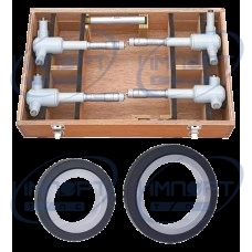 Набор 3-точечных микрометров для измерения внутренних размеров Holtest 100-200 мм 4 шт., экономичный набор 368-994 Mitutoyo Набор 3-точечных микрометров для измерения внутренних размеров Holtest 100-200 мм 4 шт., экономичный набор 368-994 Mitutoyo
