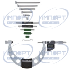 Цифровой микрометр со сменными наковальнями, дюймовыми/метрическими, 0-6", IP65, вкл. 6 наковален 340-351-30 Mitutoyo Цифровой микрометр со сменными наковальнями, дюймовыми/метрическими, 0-6", IP65, вкл. 6 наковален 340-351-30 Mitutoyo