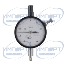 Индикатор часового типа, плоская задняя часть, реверсивный циферблат типа ANSI/AGD, подшипник с драгоценными камнями, ударопрочный, 0,05", 0,0001" 2905AB-10 Mitutoyo Индикатор часового типа, плоская задняя часть, реверсивный циферблат типа ANSI/AGD, подшипник с драгоценными камнями, ударопрочный, 0,05", 0,0001" 2905AB-10 Mitutoyo