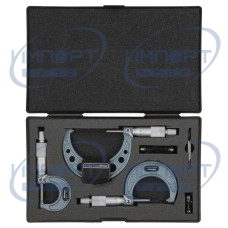 Набор наружных микрометров Economy Design 0-75 мм, 3 шт. 103-927-10 Mitutoyo Набор наружных микрометров Economy Design 0-75 мм, 3 шт. 103-927-10 Mitutoyo