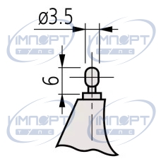 Микрометр трубчатый сферическая наковальня плоский шпиндель, 0-25 мм 115-308 Mitutoyo Микрометр трубчатый сферическая наковальня плоский шпиндель, 0-25 мм 115-308 Mitutoyo