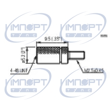 Переходник индикатора контактной точки M2,5x0,45 на 4-48 UNF 21AAA012 Mitutoyo