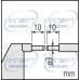 Микрометр со шлицевым шлицем 0-1", 0,0001", измерительная поверхность 3 мм 111-166 Mitutoyo Микрометр со шлицевым шлицем 0-1", 0,0001", измерительная поверхность 3 мм 111-166 Mitutoyo