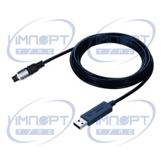 USB-кабель для прямого подключения Digimatic к USB, 2 м, Digimatic/Digimatic 2, круглый 6-контактный разъем 06AFM380E Mitutoyo