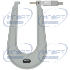 Микрометр для листового металла 25-50 мм, сферическая наковальня/шпиндель, горловина 150 мм 118-126 Mitutoyo Микрометр для листового металла 25-50 мм, сферическая наковальня/шпиндель, горловина 150 мм 118-126 Mitutoyo