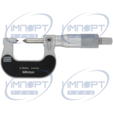 Микрометр для измерения резьбы 0-25 мм, 0,4-0,5 мм/64-48TPI 125-101 Mitutoyo Микрометр для измерения резьбы 0-25 мм, 0,4-0,5 мм/64-48TPI 125-101 Mitutoyo