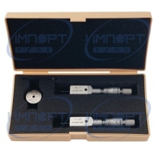 Трехточечный микрометр для измерения внутренних размеров Holtest, набор 0,08-0,12" 2 шт. 368-926 Mitutoyo Трехточечный микрометр для измерения внутренних размеров Holtest, набор 0,08-0,12" 2 шт. 368-926 Mitutoyo