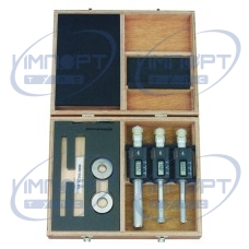 Цифровой 3-точечный внутренний микрометрический набор 12-25 мм, полный комплект, IP65, TIN 468-982 Mitutoyo Цифровой 3-точечный внутренний микрометрический набор 12-25 мм, полный комплект, IP65, TIN 468-982 Mitutoyo