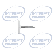 Микрометр-глубиномер, сменные стержни 0-75 мм, основание 101 мм 129-114 Mitutoyo Микрометр-глубиномер, сменные стержни 0-75 мм, основание 101 мм 129-114 Mitutoyo