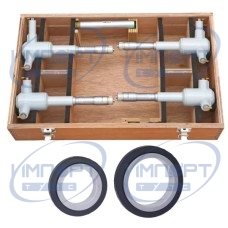 Набор 3-точечных внутренних микрометров Holtest 100-200 мм 4 шт. 368-915 Mitutoyo Набор 3-точечных внутренних микрометров Holtest 100-200 мм 4 шт. 368-915 Mitutoyo