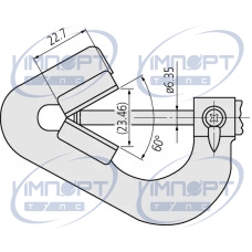 Микрометр с 3-мя канавками и V-образной наковальней 2,3-25 мм 114-204 Mitutoyo Микрометр с 3-мя канавками и V-образной наковальней 2,3-25 мм 114-204 Mitutoyo